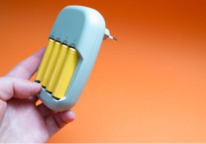 電池を充電する