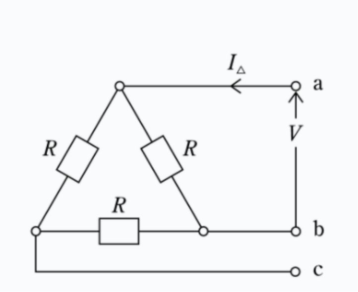 (b)△結線の回路