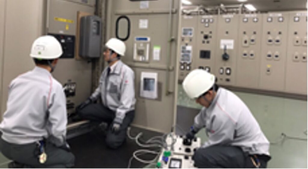 年次点検の仕事風景