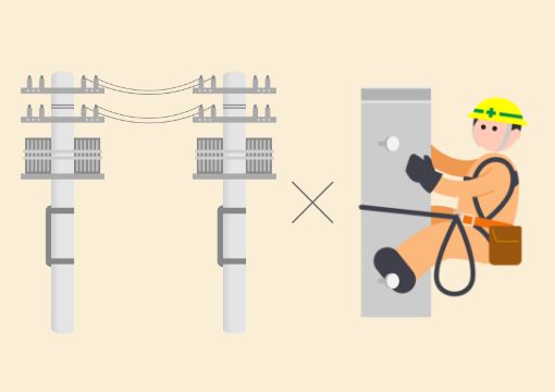 配電線×配電マン