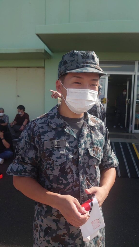 自衛官時代の浅野さん