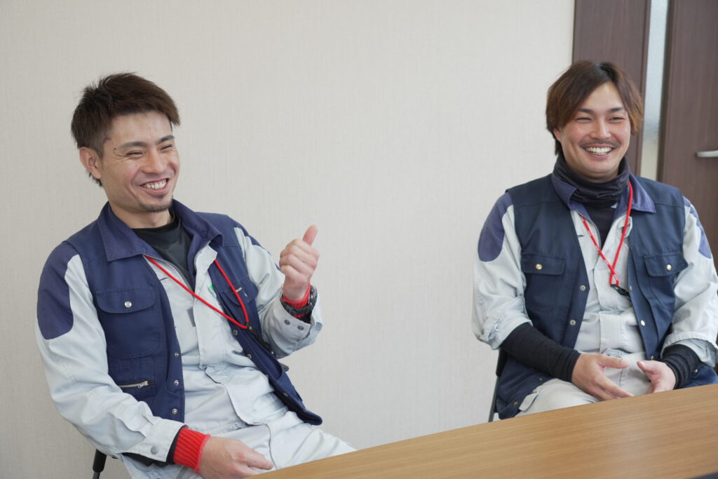高校時代からの仲間でもあるお二人。仲野良さが伝わります。