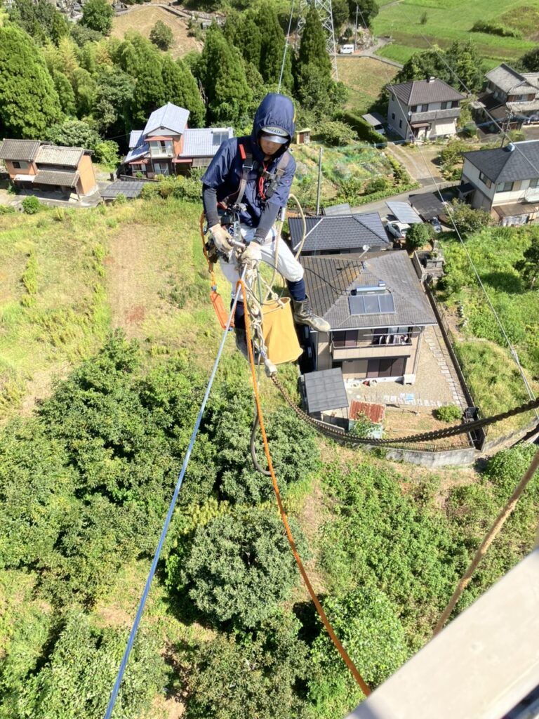 安定感抜群!という岩本さんの宙乗り